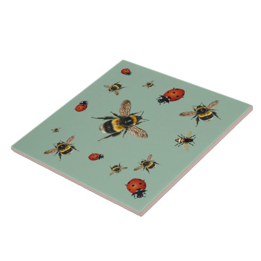 Beneficial Bees n Ladybugs タイル (側面)