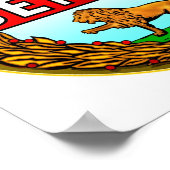 Benelli Motorcyclesのロゴ ポスター (角)