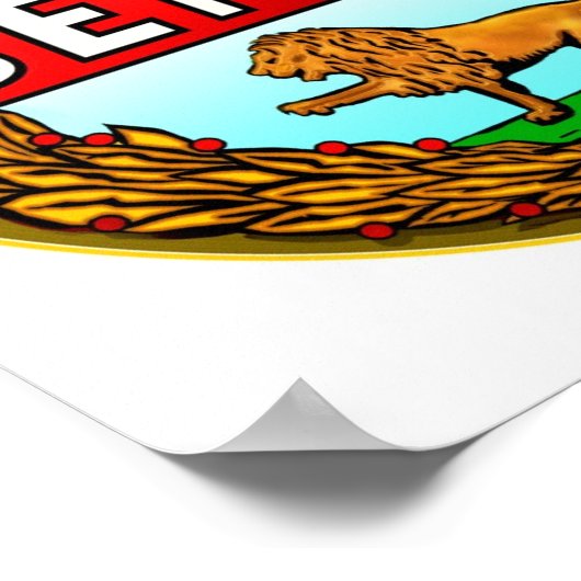 Benelli Motorcyclesのロゴ ポスター (角)