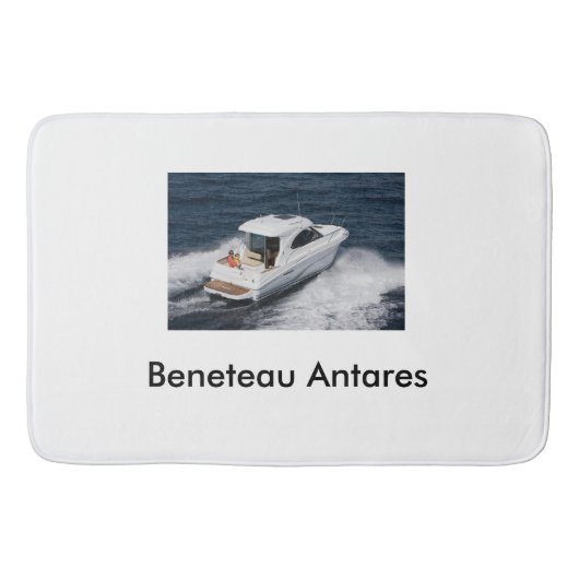 Beneteau Antaresの大きいBathの数学のボートの船遊び バスマット (正面)