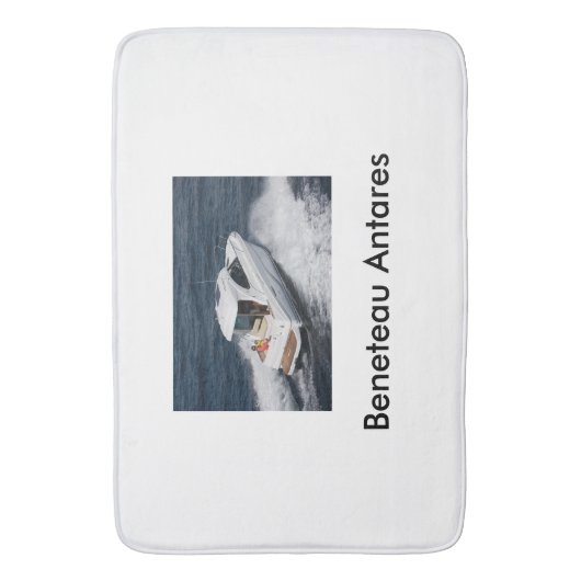 Beneteau Antaresの大きいBathの数学のボートの船遊び バスマット (正面縦)