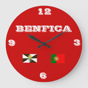 BenficaポルトガルWallclock ラージ壁時計
