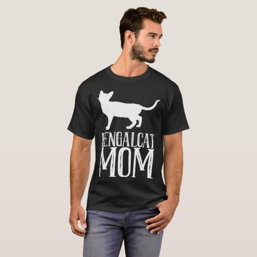 Bengal  Bengal cat  Bengal mom  2 Tシャツ (正面フル)