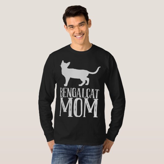 Bengal  Bengal cat  Bengal mom  2 Tシャツ (正面フル)