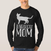Bengal  Bengal cat  Bengal mom  2 Tシャツ (正面)