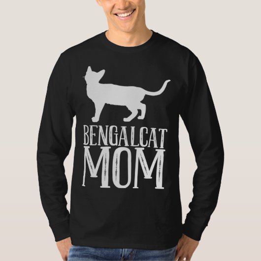 Bengal  Bengal cat  Bengal mom  2 Tシャツ (正面)