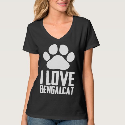 Bengal  Bengal cat  Bengal mom  6 Tシャツ (正面)
