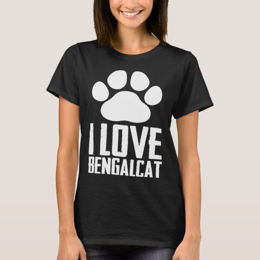 Bengal  Bengal cat  Bengal mom  6 Tシャツ (正面)