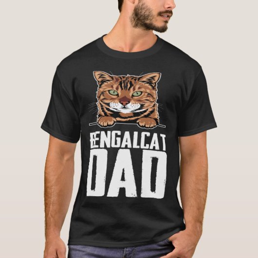 Bengal Bengal cats Bengal mom 3 Tシャツ (正面)