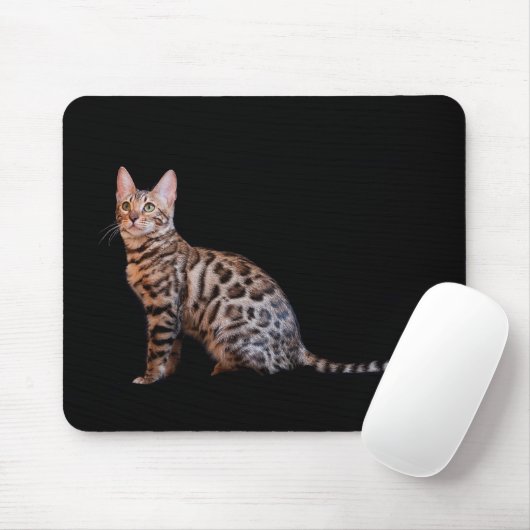 Bengal cat マウスパッド (マウス)