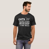 Bengal Cat Apparel Great Cats Design Tシャツ (正面フル)