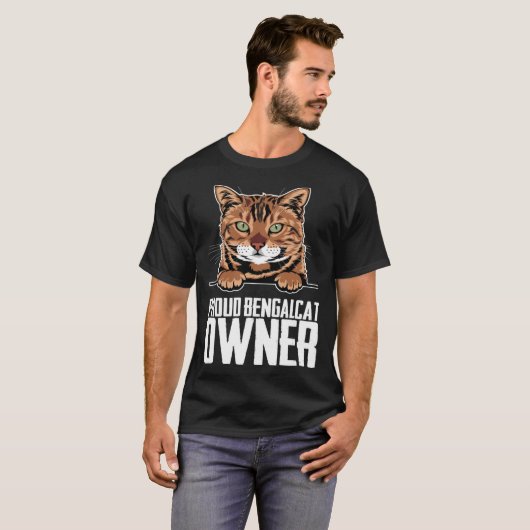 Bengal cat Bengal Bengal kitten Tシャツ (正面フル)