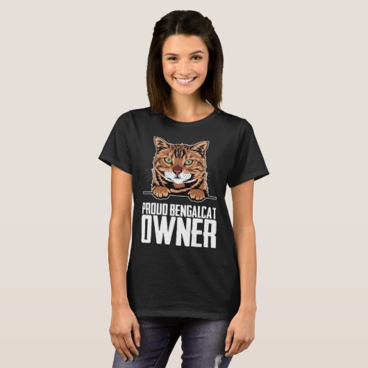 Bengal cat  Bengal  Bengal kitten Tシャツ (正面フル)