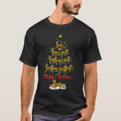 Bengal Cat Christmas Tree Lights  Bengal Cat Xmas Tシャツ (正面)