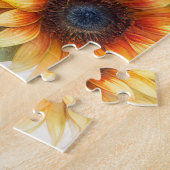 Bengal Cat Floral Watercolor ジグソーパズル (側面)