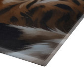 Bengal Cat With Christmas Lights Holiday カッティングボード (角)