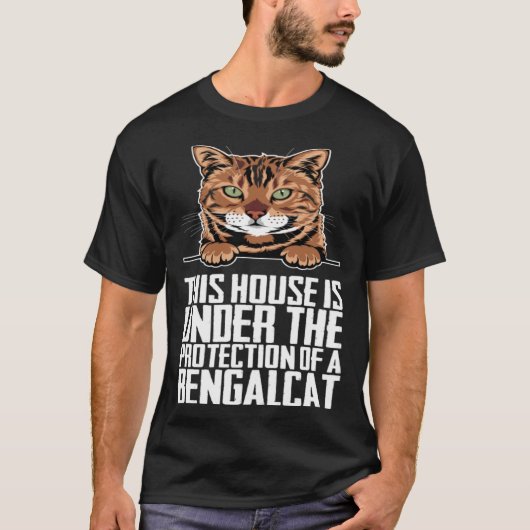 Bengal kitten  Bengal mom  Bengal dad  6 Tシャツ (正面)