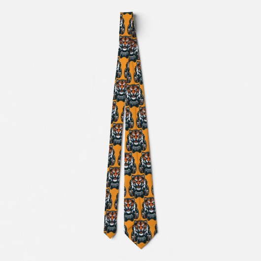 Bengal Tiger Gamer Neck Tie ネクタイ (裏面)