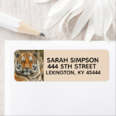 BENGAL TIGER RETURN ADDRESS LABELS ラベル (インサイチュ)