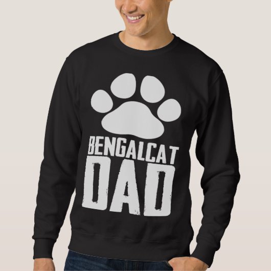 Bengalcat dad スウェットシャツ (正面)