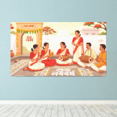 Bengali New Year キャンバスプリント (インサイチュ (ウッドフロア))