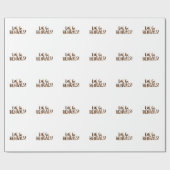 Bengalsのプリント ラッピングペーパー (フラット)