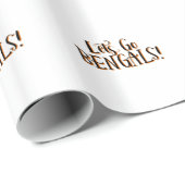 Bengalsのプリント ラッピングペーパー (ロールコーナー)