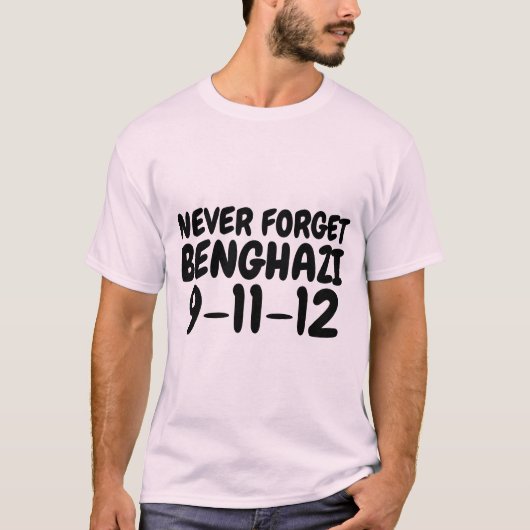 BENGHAZI、Never、T忘れシャツ Tシャツ (正面)