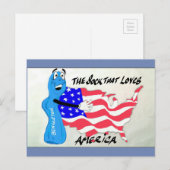 Bengleton Socksはがき ポストカード (正面/裏面)