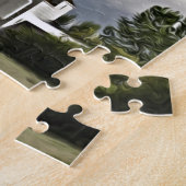 Bengoughサスカチュワンの穀物倉庫 ジグソーパズル (側面)