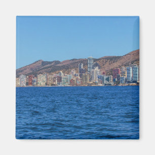 Benidorm、スペインの海および都市 マグネット
