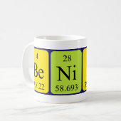 Beniko期別表名mug コーヒーマグカップ (正面左)