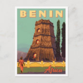 Benin Africa Vintage Travel ポストカード (正面)