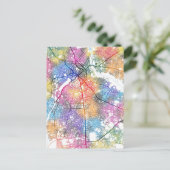 Benin City Nigeria City Map ポストカード (スタンド正面)