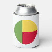 Benin Flag 缶クーラー (缶正面)