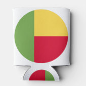 Benin Flag 缶クーラー (裏面)