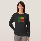 BENIN FLAG PORTO NOVO WEST AFRICA Tシャツ (正面フル)