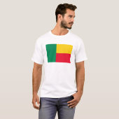 Benin Flag T-Shirt, Patriotic T-Shirts, Tシャツ (正面フル)