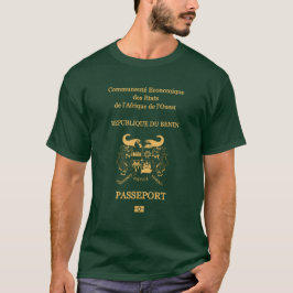 Benin passport tシャツ