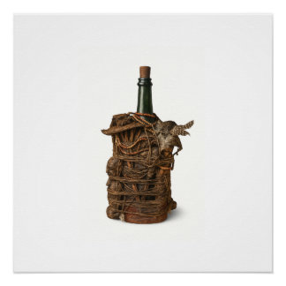 Beninese Fetish Bottle Art Poster ポスター