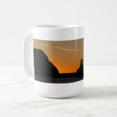 Benirrásのビーチ、Ibiza -マグ コーヒーマグカップ (正面左)