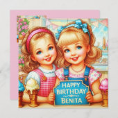BENITA ~誕生日カード~ 2甘い女の子~ (正面/裏面)