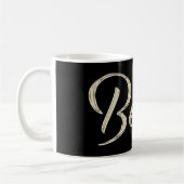 Benito Name whitegold Tasse Teetasse Kaffeetasse コーヒーマグカップ (左)