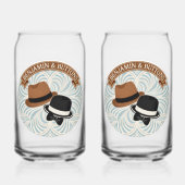 Benjamin and buttons dapper dogs glass concept des ガラス缶 (裏面)