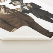 Benjamin and buttons detective duo fleece blanket シェルパブランケット (3/4)