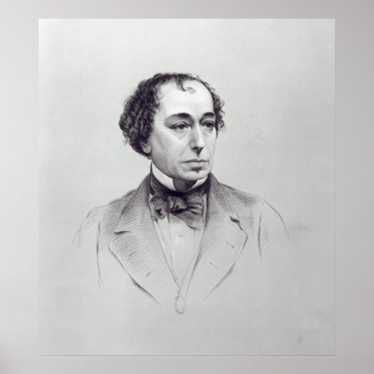 Benjamin Disraeli, 1st Earl Beaconsfield ポスター (正面)