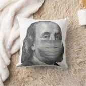 Benjamin Franklinマスク クッション (ブランケット)
