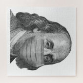 Benjamin Franklinマスク ジグソーパズル (横)
