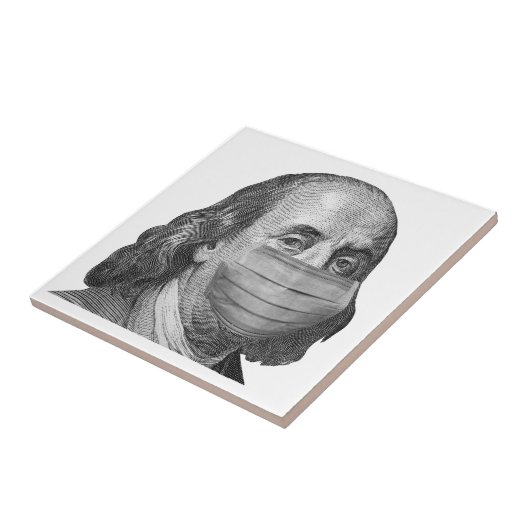 Benjamin Franklinマスク タイル (側面)