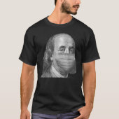 Benjamin Franklinマスク Tシャツ (正面)